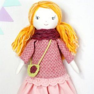 Yellow Easter Bunny Stuffed Animal Cute Plush Toy